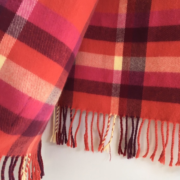 Coach Leatherware plaid soft winter scarf - Picture 2 of 8